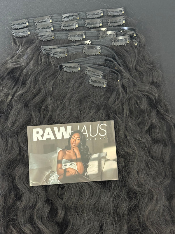 Indian Raw Clip-Ins Seamless - Natural Curly